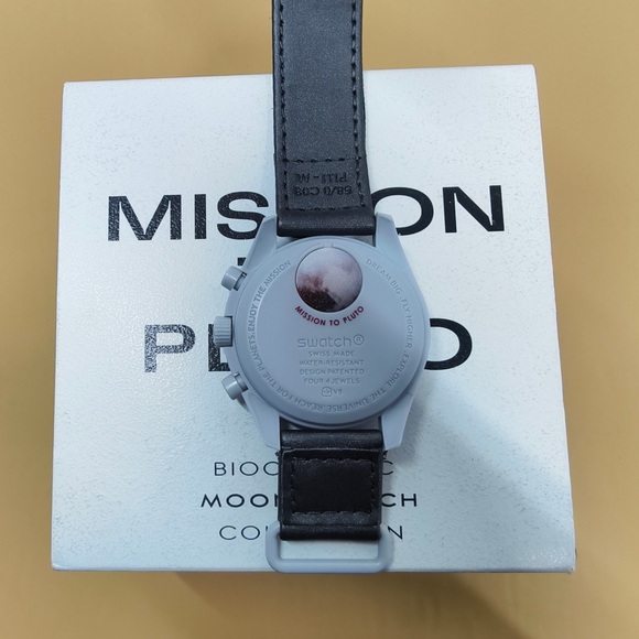 Swatch X Omega Bioceramic Moonswatch Mission To Pluto Watch - Picture 3 of 5